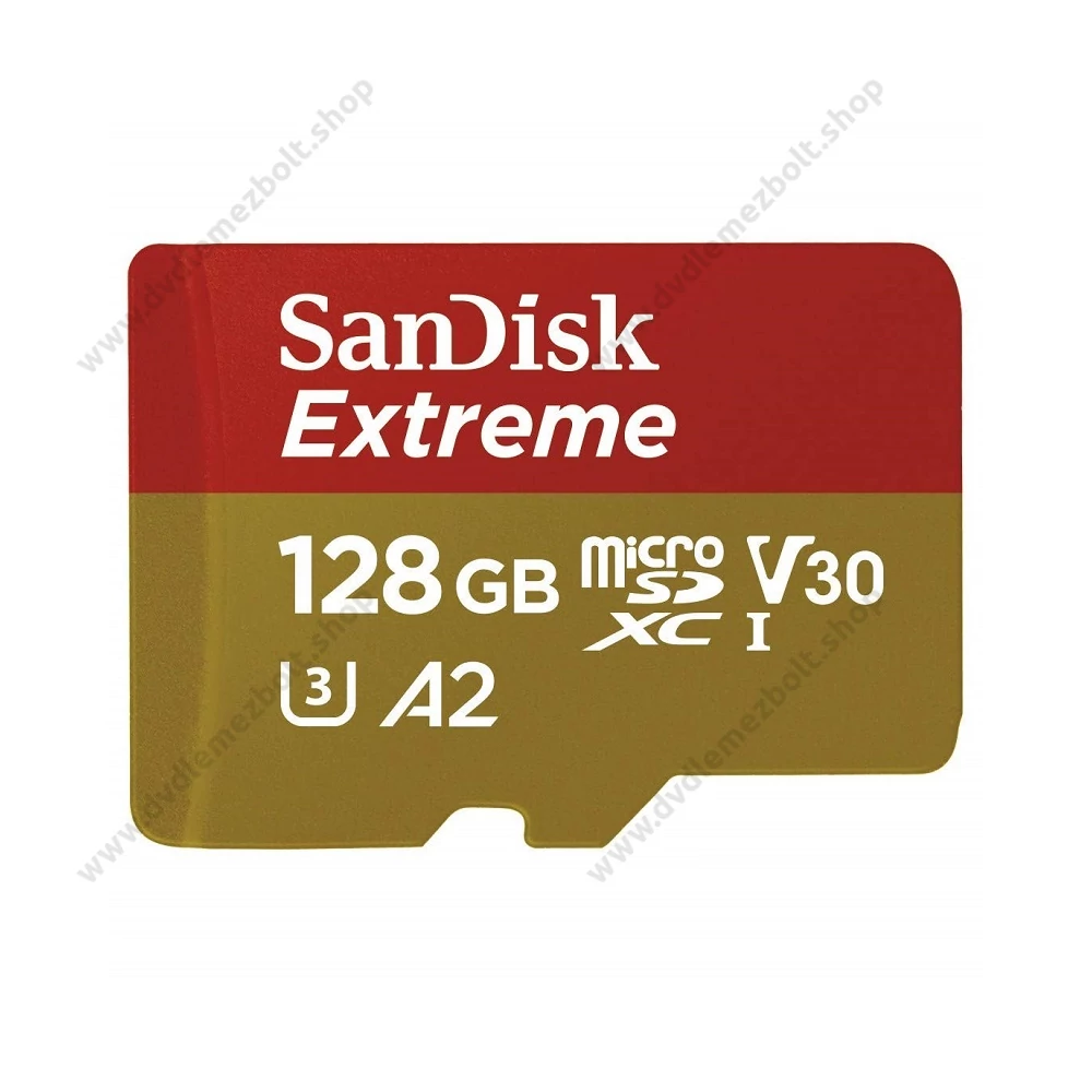SANDISK EXTREME MOBILE MICRO SDXC 128GB + ADAPTER CLASS 10 UHS-I U3 A2 V30 160/90 MB/s
