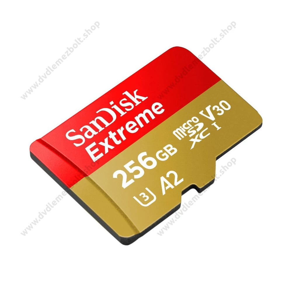 SANDISK EXTREME MOBILE MICRO SDXC 256GB + ADAPTER CLASS 10 UHS-I U3 A2 V30 160/90 MB/s