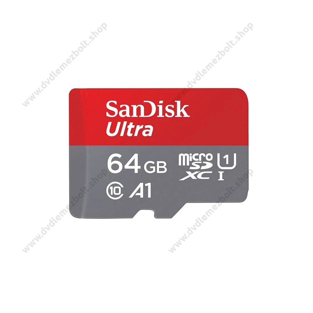 SANDISK ULTRA MICRO SDXC 64GB + ADAPTER CLASS 10 UHS-I U1 A1 140 MB/s