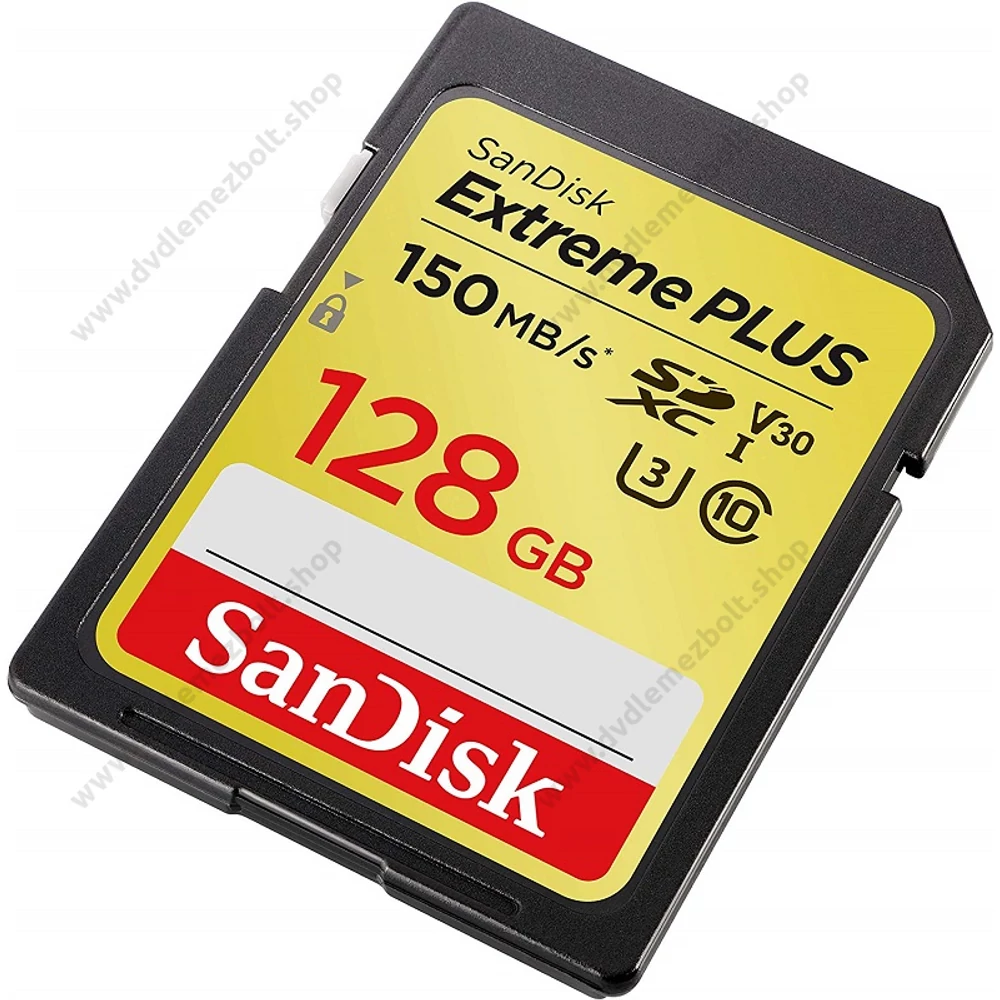SANDISK EXTREME PLUS SDXC 128GB CLASS 10 UHS-I U3 V30 150/70 MB/s