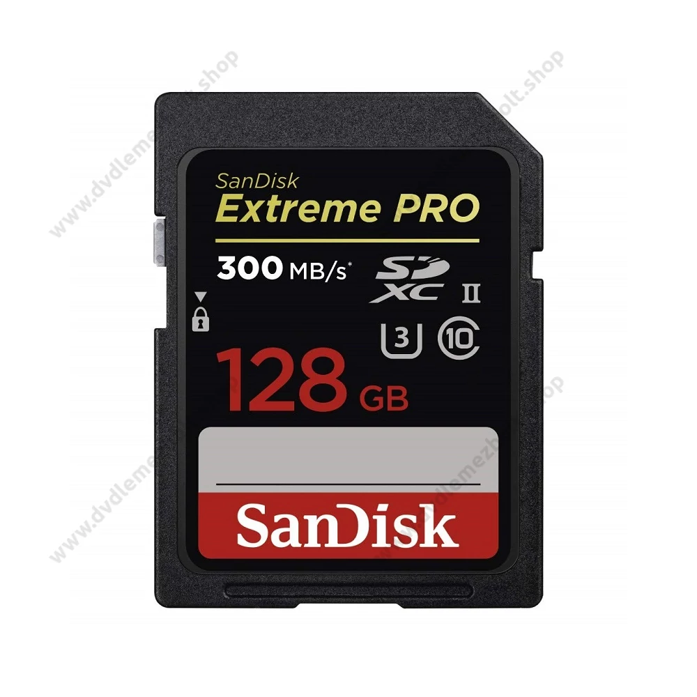 SANDISK EXTREME PRO SDXC 128GB CLASS 10 UHS-II U3 300/260 MB/s