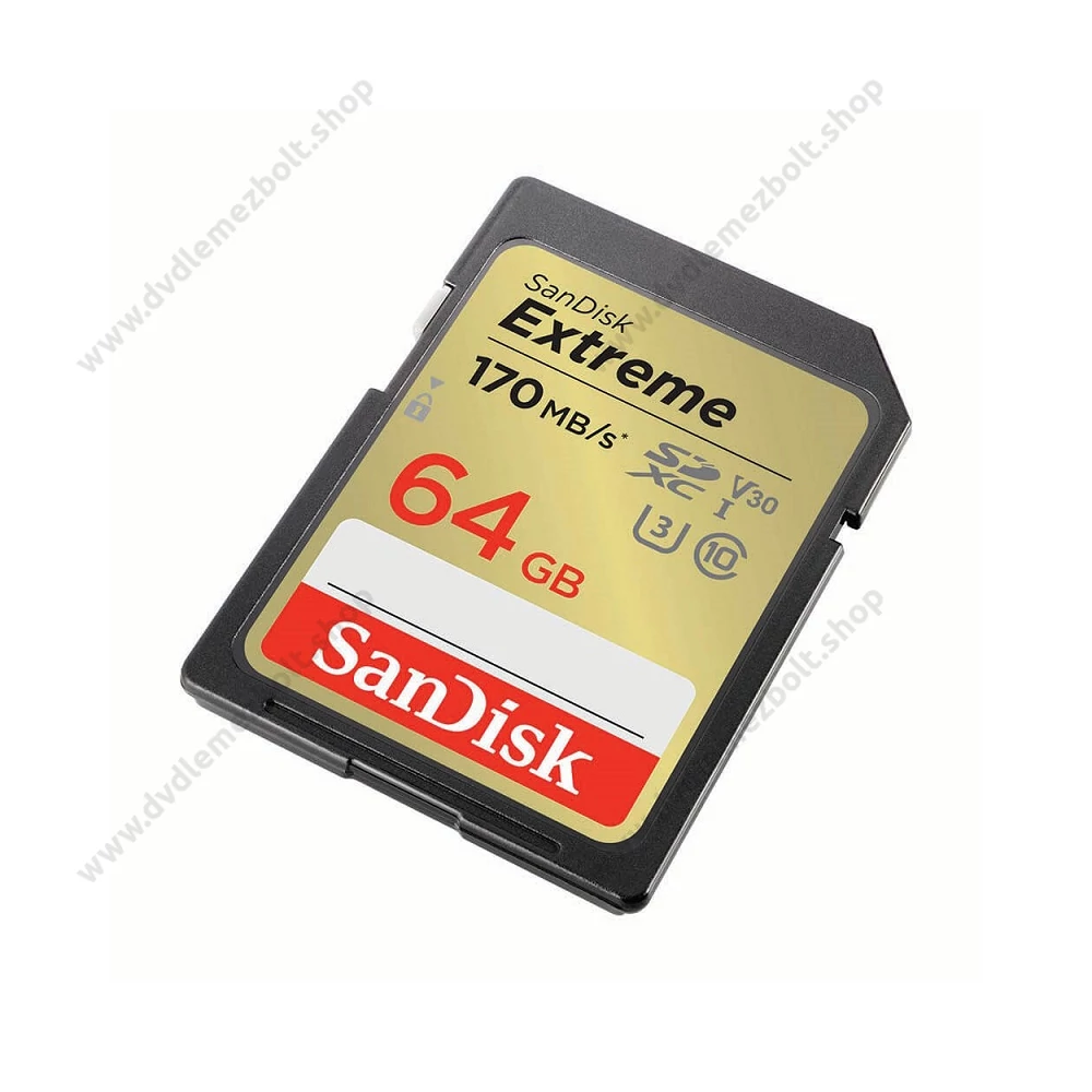 SANDISK EXTREME SDXC 64GB CLASS 10 UHS-I U3 V30 170/80 MB/s