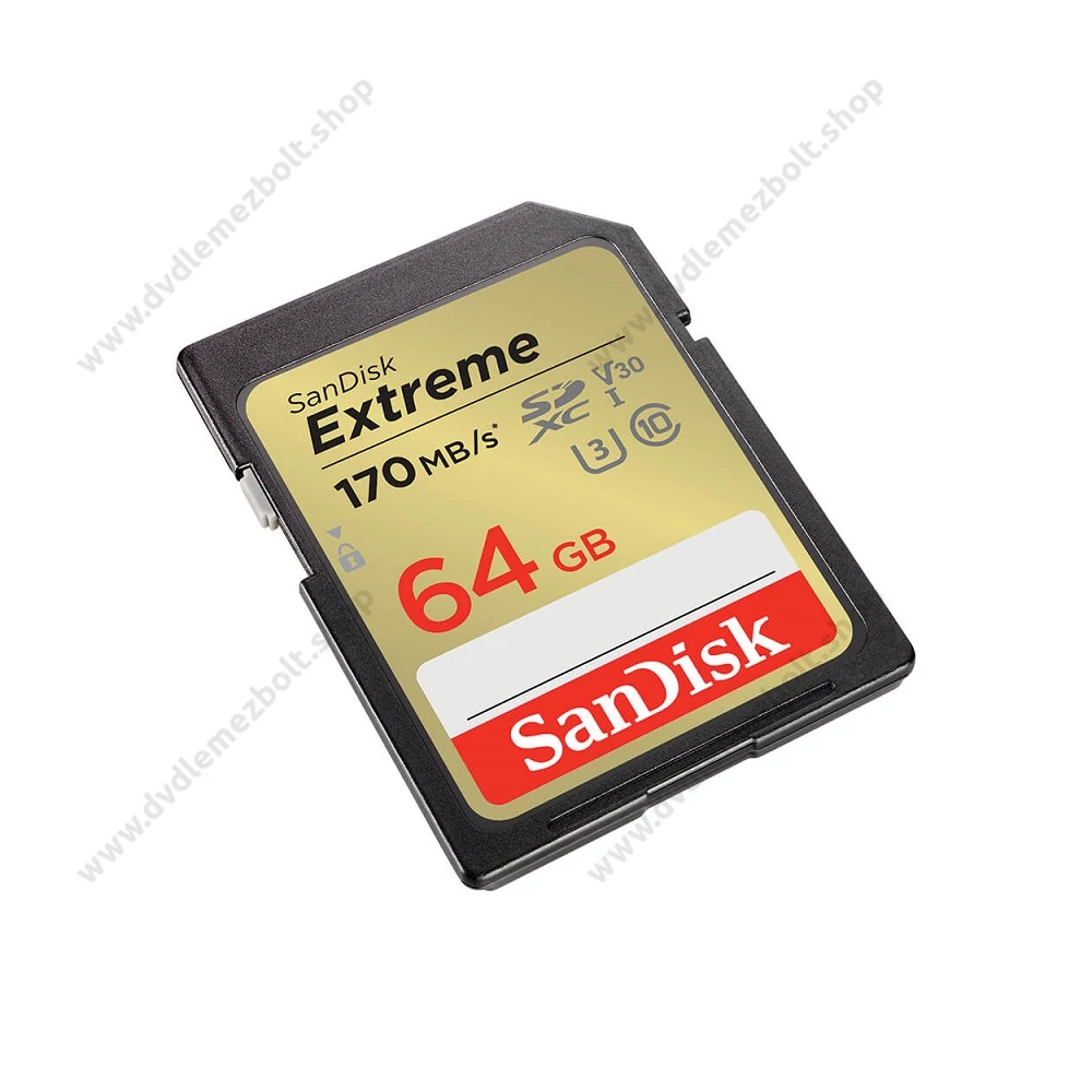 SANDISK EXTREME SDXC 64GB CLASS 10 UHS-I U3 V30 170/80 MB/s