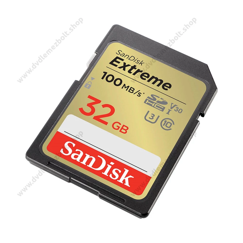 SANDISK EXTREME SDHC 32GB CLASS 10 UHS-I U3 V30 100/60 MB/s