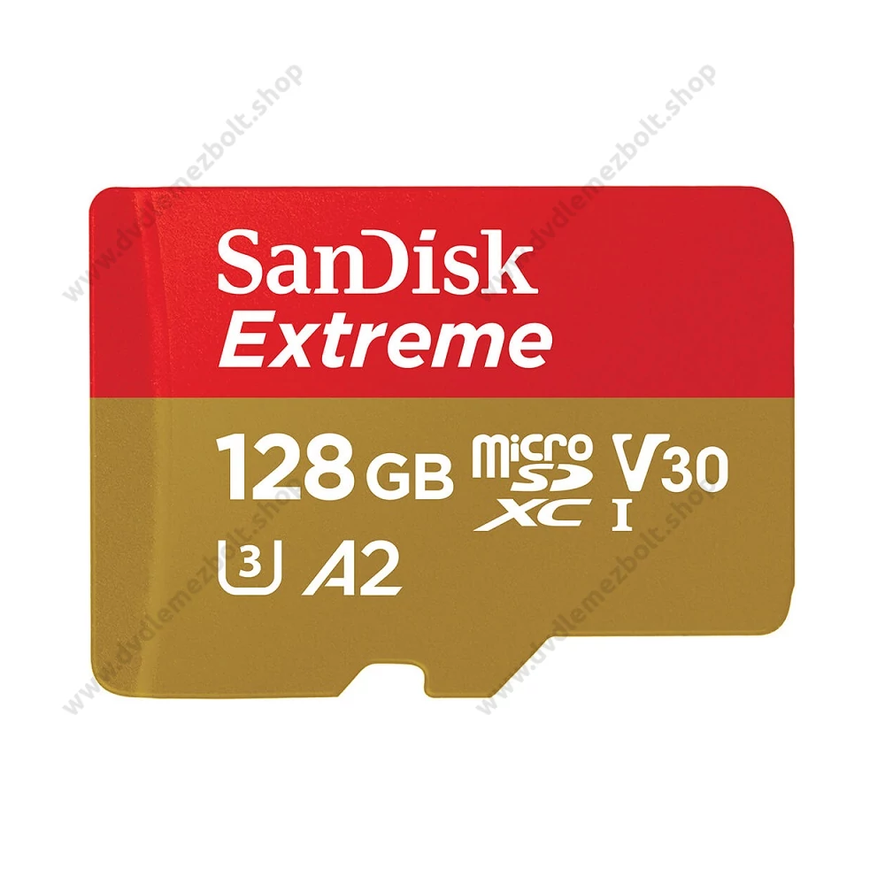 SANDISK EXTREME ACTION MICRO SDXC 128GB + ADAPTER CLASS 10 UHS-I U3 A2 V30 190/90 MB/s