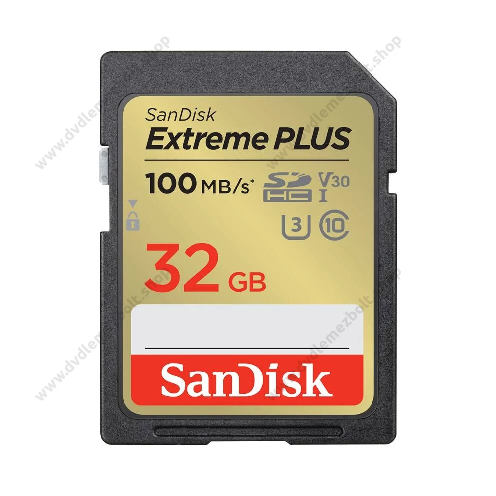 SANDISK EXTREME PLUS SDHC 32GB CLASS 10 UHS-I U3 V30 100/60 MB/s
