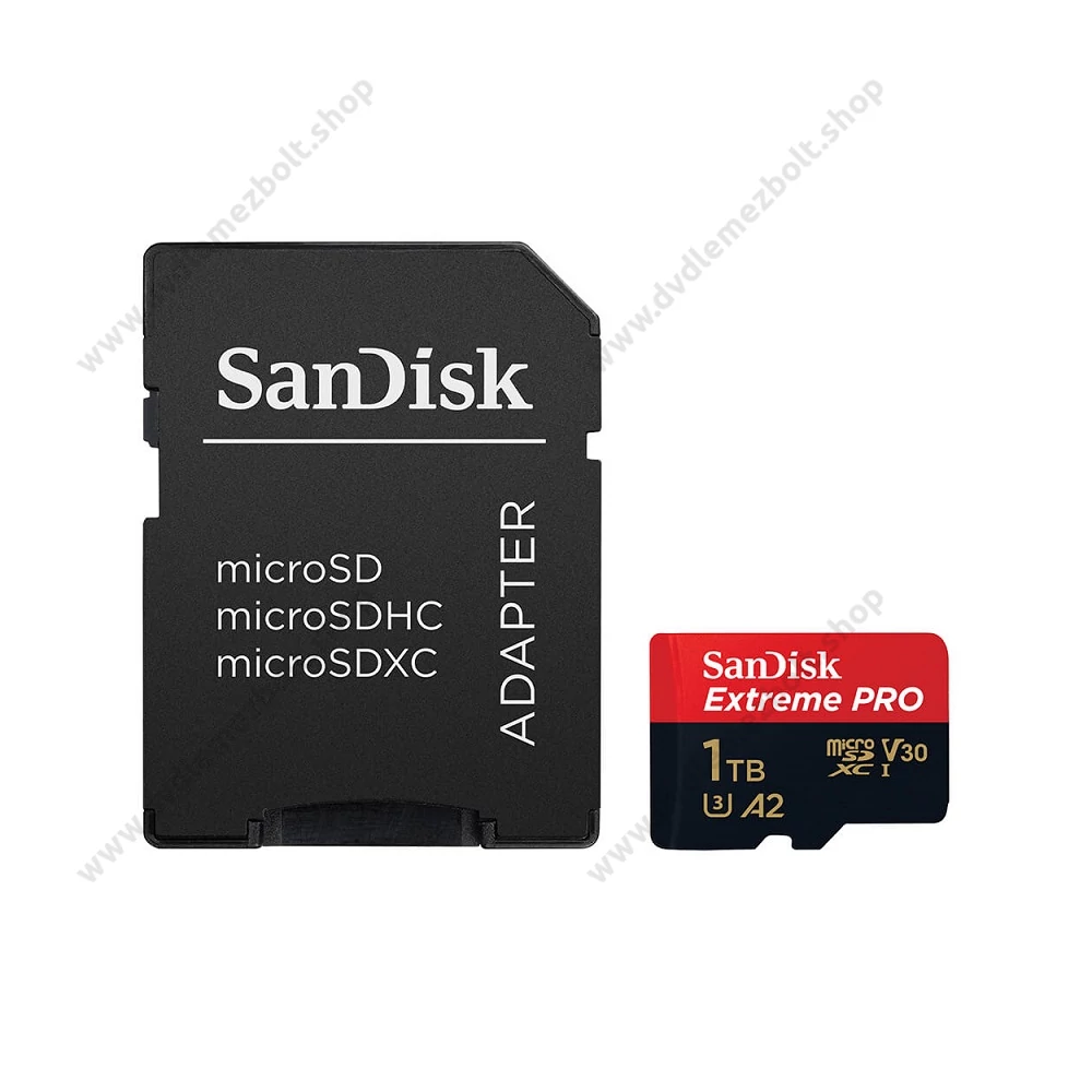 SANDISK EXTREME PRO MICRO SDXC 1TB + ADAPTER CLASS 10 UHS-I U3 A2 V30 200/140 MB/s
