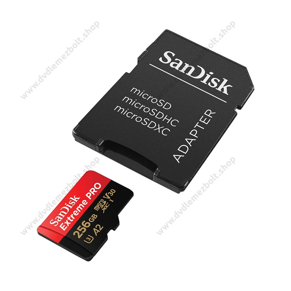 SANDISK EXTREME PRO MICRO SDXC 256GB + ADAPTER CLASS 10 UHS-I U3 A2 V30 200/140 MB/s