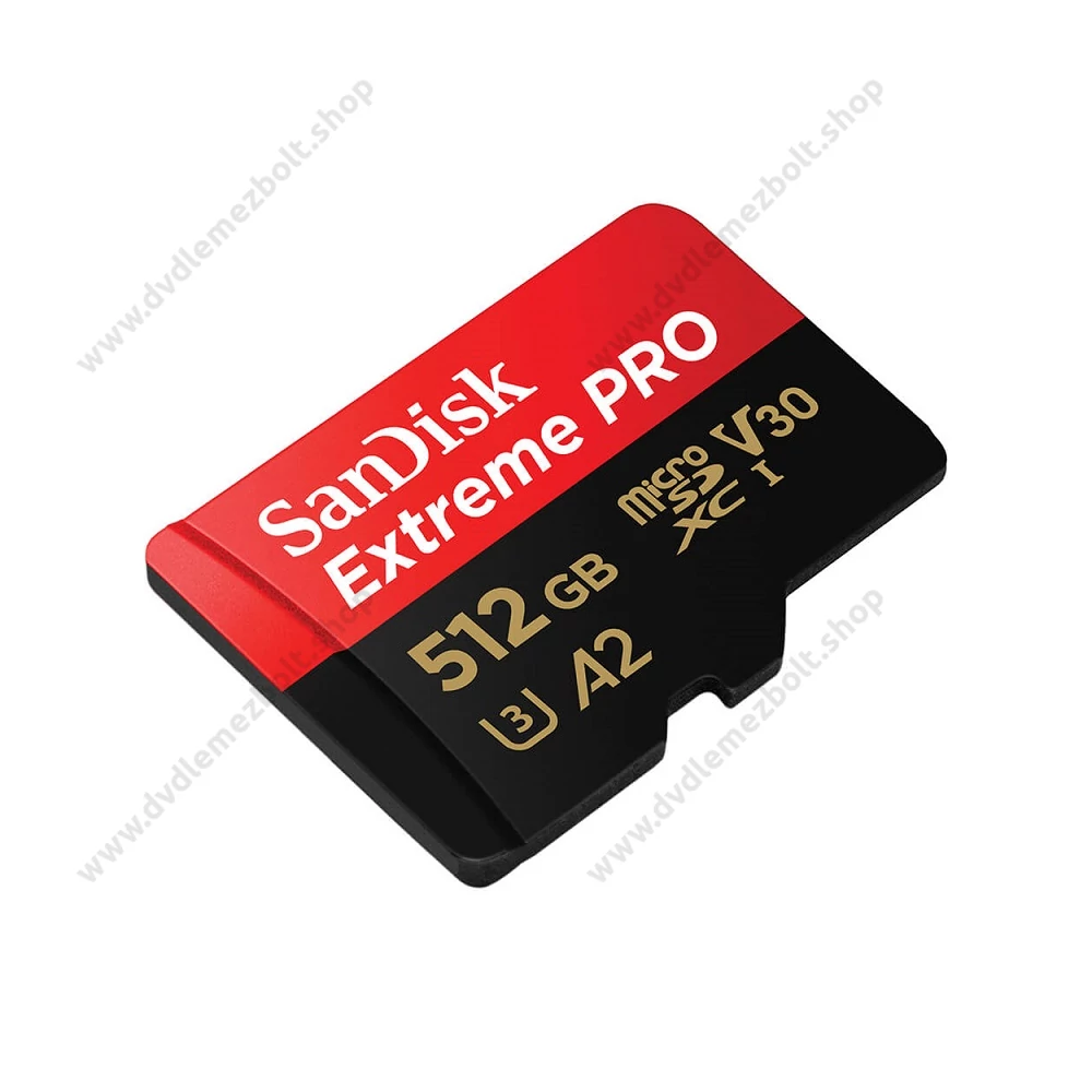 SANDISK EXTREME PRO MICRO SDXC 512GB + ADAPTER CLASS 10 UHS-I U3 A2 V30 200/140 MB/s