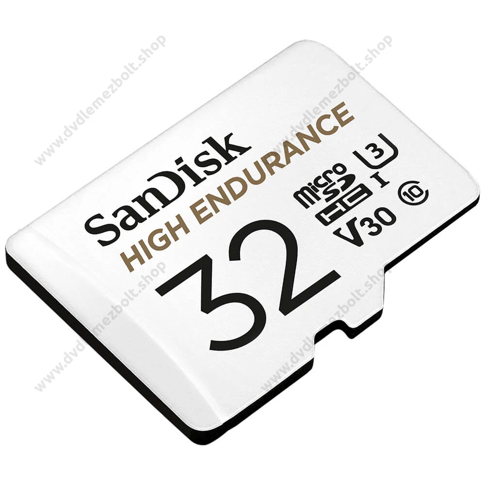 SANDISK HIGH ENDURANCE MICRO SDHC 32GB + ADAPTER CLASS 10 UHS-I U3 V30 100/40 MB/s