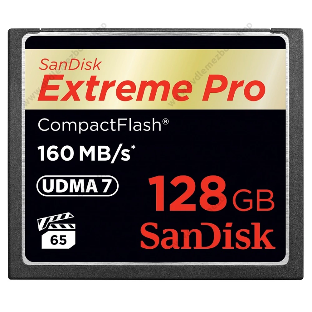 SANDISK COMPACT FLASH EXTREME PRO UDMA7 MEMÓRIAKÁRTYA 160/150 MB/s 128GB