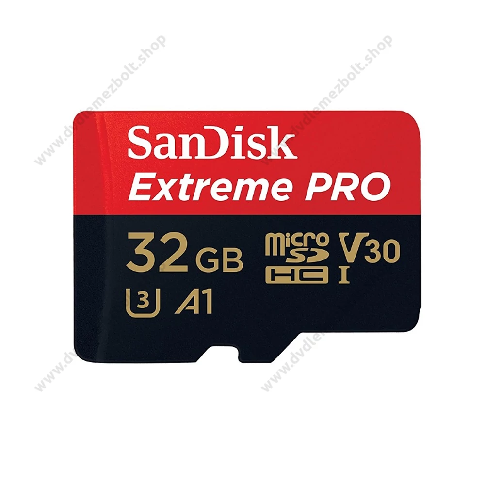 SANDISK EXTREME PRO MICRO SDHC 32GB + ADAPTER CLASS 10 UHS-I U3 A1 V30 100/90 MB/s