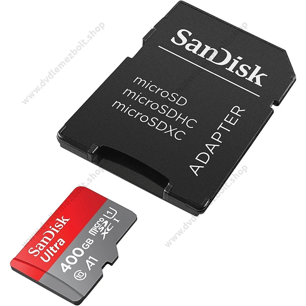 SANDISK ULTRA MICRO SDXC 400GB + ADAPTER CLASS 10 UHS-I U1 A1 ANDROID 100 MB/s