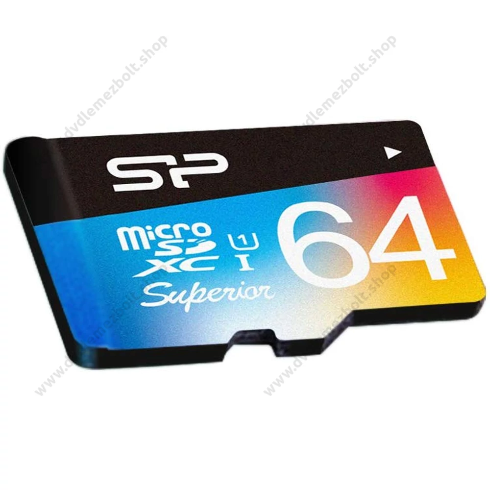 SILICON POWER SUPERIOR MICRO SDXC 64GB + ADAPTER CLASS 10 UHS-I U1 90/45 MB/s