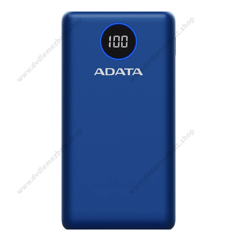 ADATA P20000QCD POWERBANK 20.000 mAh 18W QC 3.0/PD 3.0 KÉK
