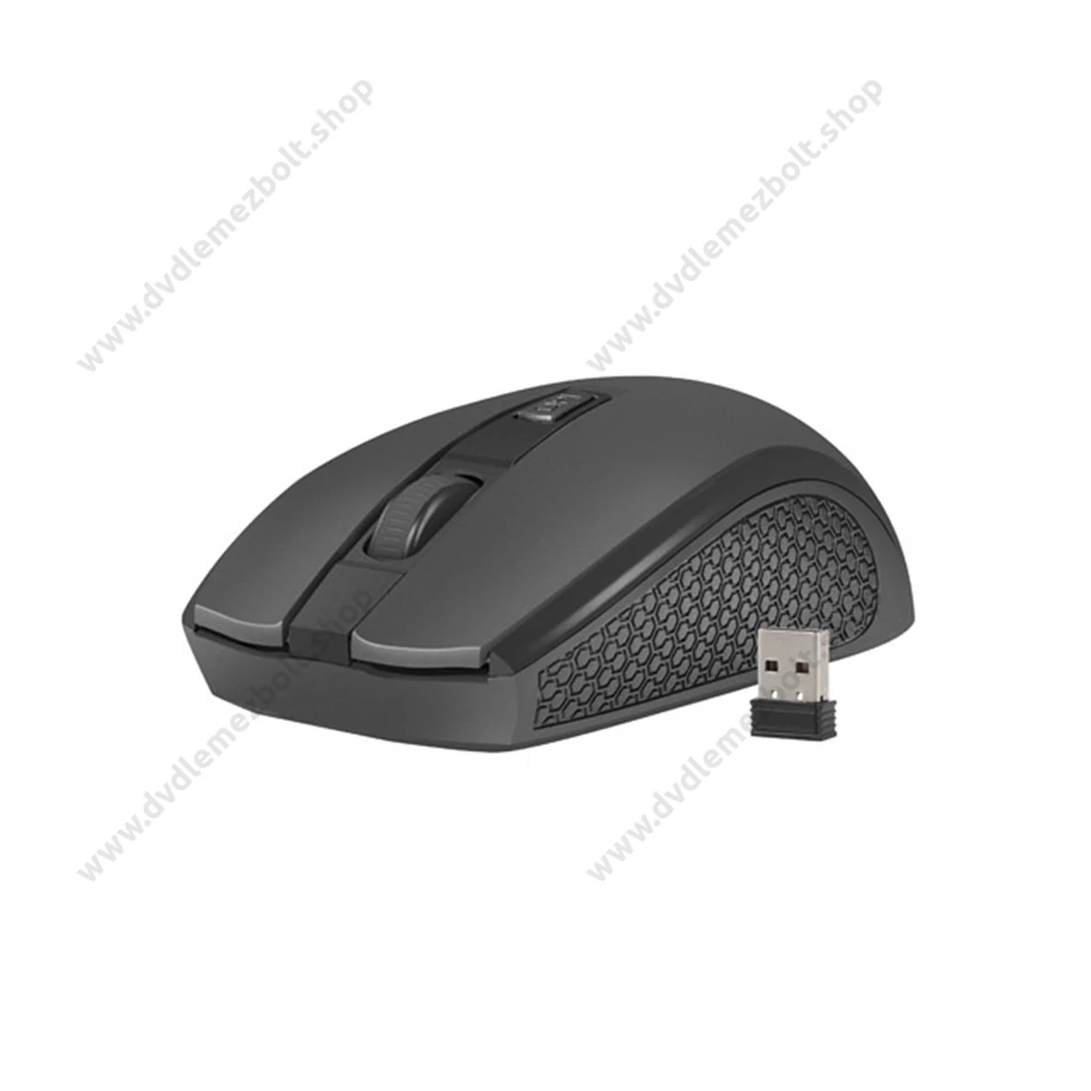 NATEC JAY 2 NMY-1799 VEZETÉK NÉLKÜLI OPTIKAI EGÉR 2,4GHZ 800-1200-1600DPI FEKETE