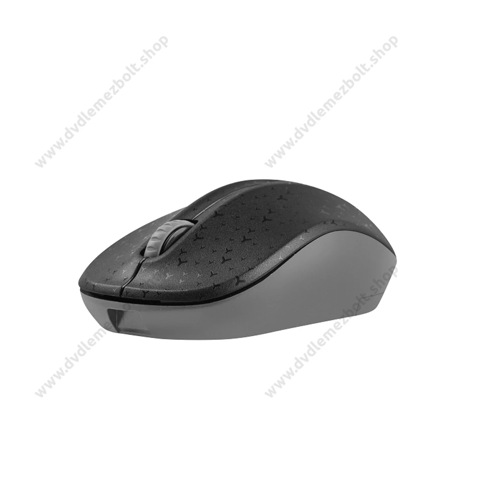 NATEC TOUCAN NMY-1650 VEZETÉK NÉLKÜLI OPTIKAI EGÉR 2,4GHZ 1600DPI FEKETE/SZÜRKE