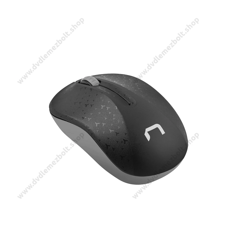 NATEC TOUCAN NMY-1650 VEZETÉK NÉLKÜLI OPTIKAI EGÉR 2,4GHZ 1600DPI FEKETE/SZÜRKE