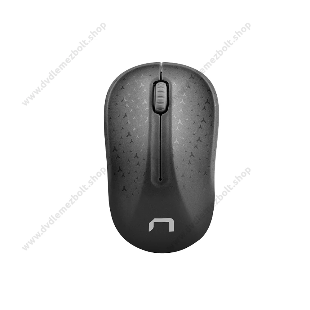 NATEC TOUCAN NMY-1650 VEZETÉK NÉLKÜLI OPTIKAI EGÉR 2,4GHZ 1600DPI FEKETE/SZÜRKE