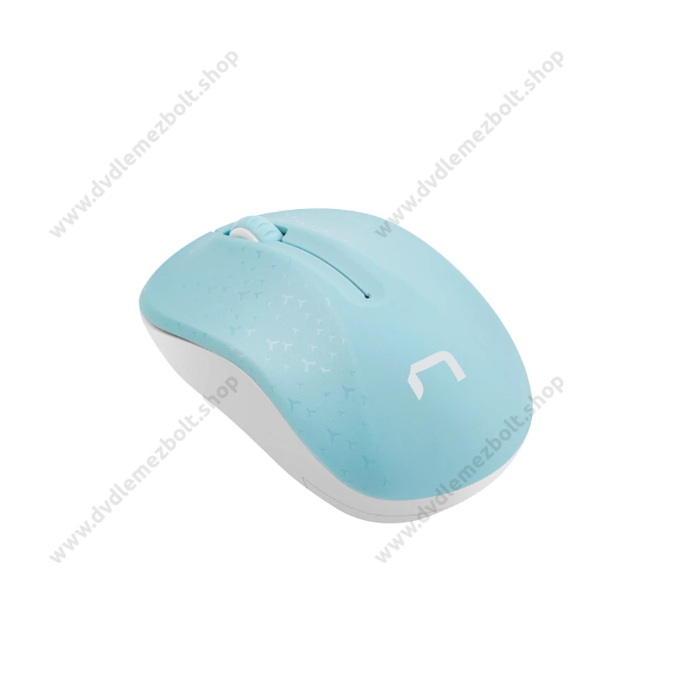 NATEC TOUCAN NMY-1651 VEZETÉK NÉLKÜLI OPTIKAI EGÉR 2,4GHZ 1600DPI KÉK/FEHÉR
