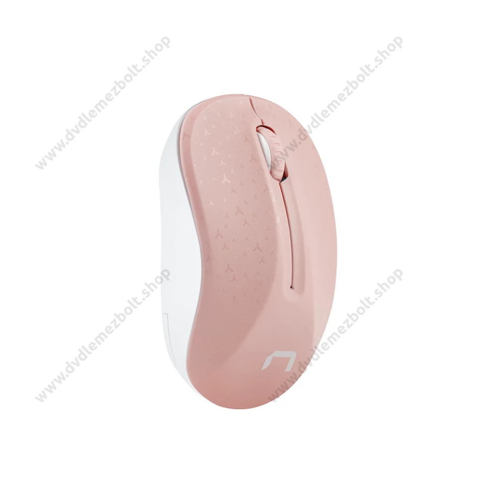 NATEC TOUCAN NMY-1652 VEZETÉK NÉLKÜLI OPTIKAI EGÉR 2,4GHZ 1600DPI RÓZSASZÍN/FEHÉR