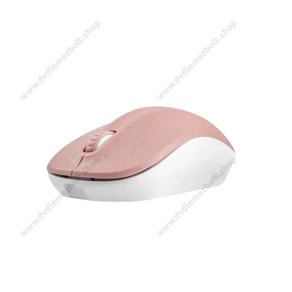NATEC TOUCAN NMY-1652 VEZETÉK NÉLKÜLI OPTIKAI EGÉR 2,4GHZ 1600DPI RÓZSASZÍN/FEHÉR