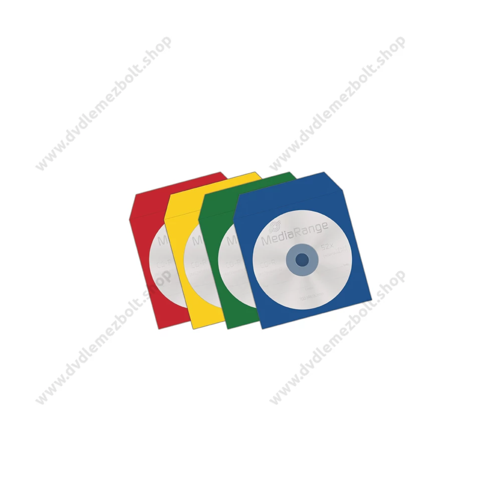 MEDIARANGE CD/DVD PAPÍRTOK SZÍNES 100 DB-OS BOX67