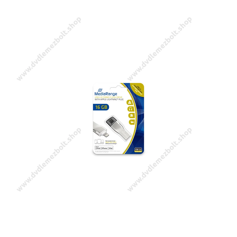 MEDIARANGE COMBO USB 3.0/APPLE LIGHTNING PENDRIVE 16GB MR981