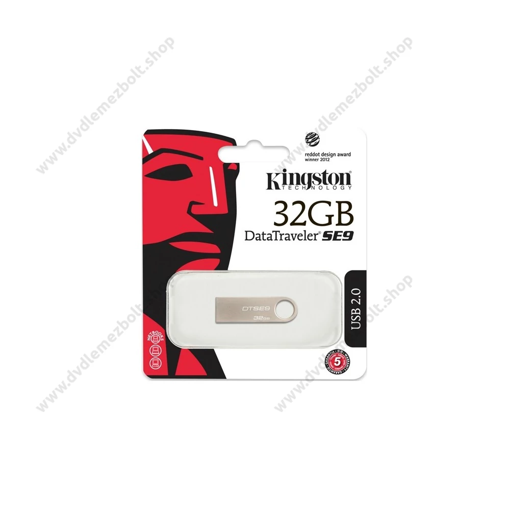 KINGSTON USB 2.0 DATATRAVELER SE9 EZÜST 32GB