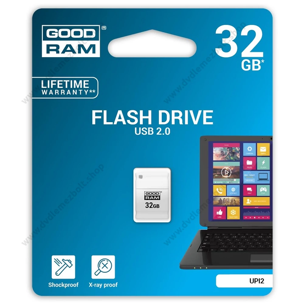 GOODRAM UPI2 PICCOLO USB 2.0 PENDRIVE 32GB FEHÉR