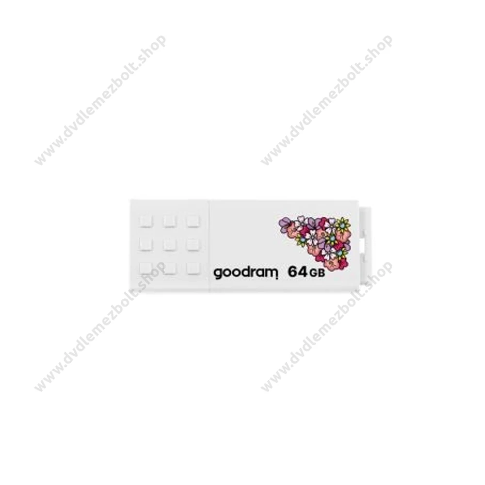 GOODRAM UME2 USB 2.0 PENDRIVE 64GB SPRING FEHÉR