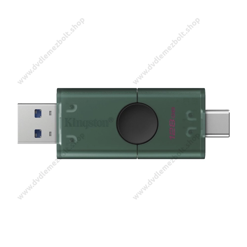 KINGSTON DATATRAVELER DUO G2 USB 3.2 USB-A/USB-C PENDRIVE 128GB FEKETE-ZÖLD