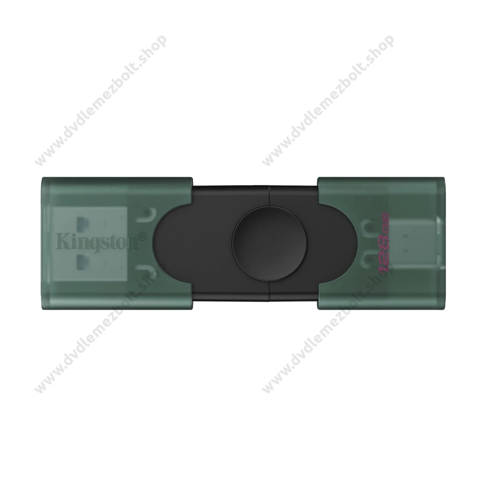 KINGSTON DATATRAVELER DUO G2 USB 3.2 USB-A/USB-C PENDRIVE 128GB FEKETE-ZÖLD