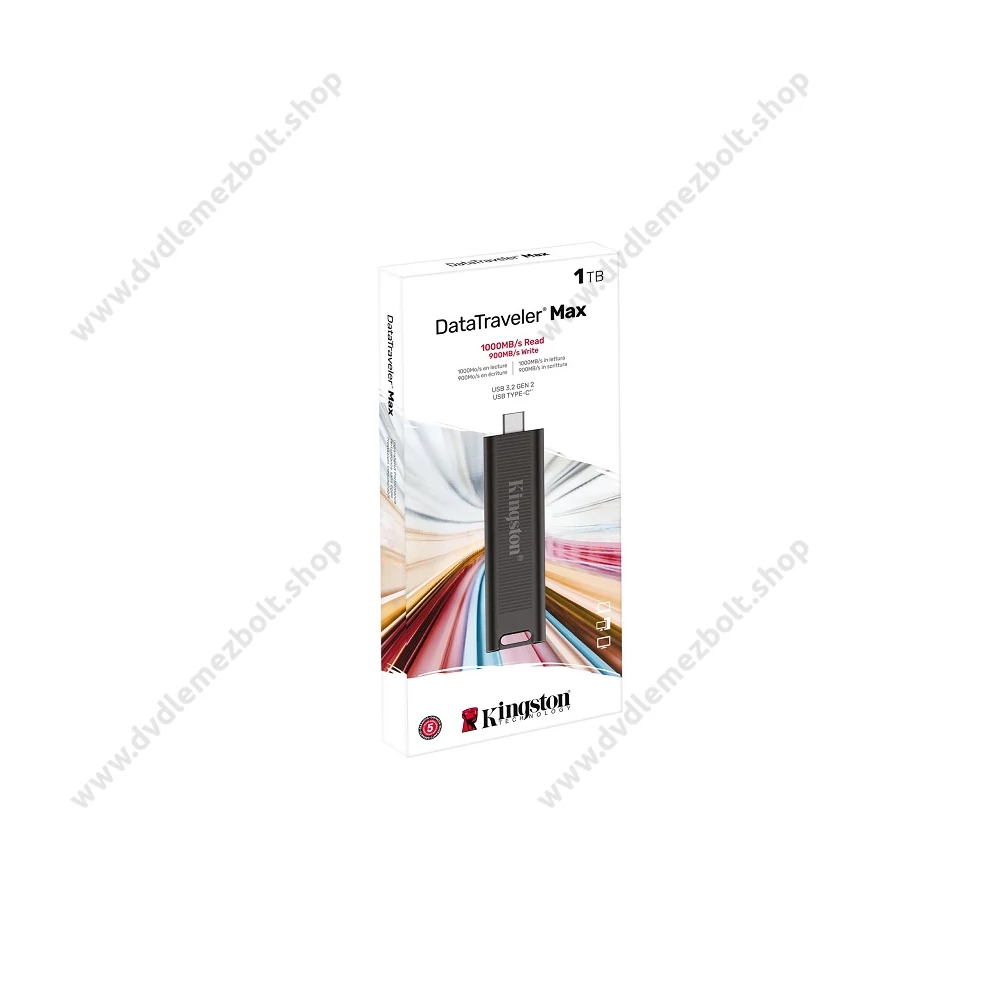 KINGSTON DATATRAVELER MAX USB-C 3.2 GEN 2 PENDRIVE 1TB (1000/900 MB/s)
