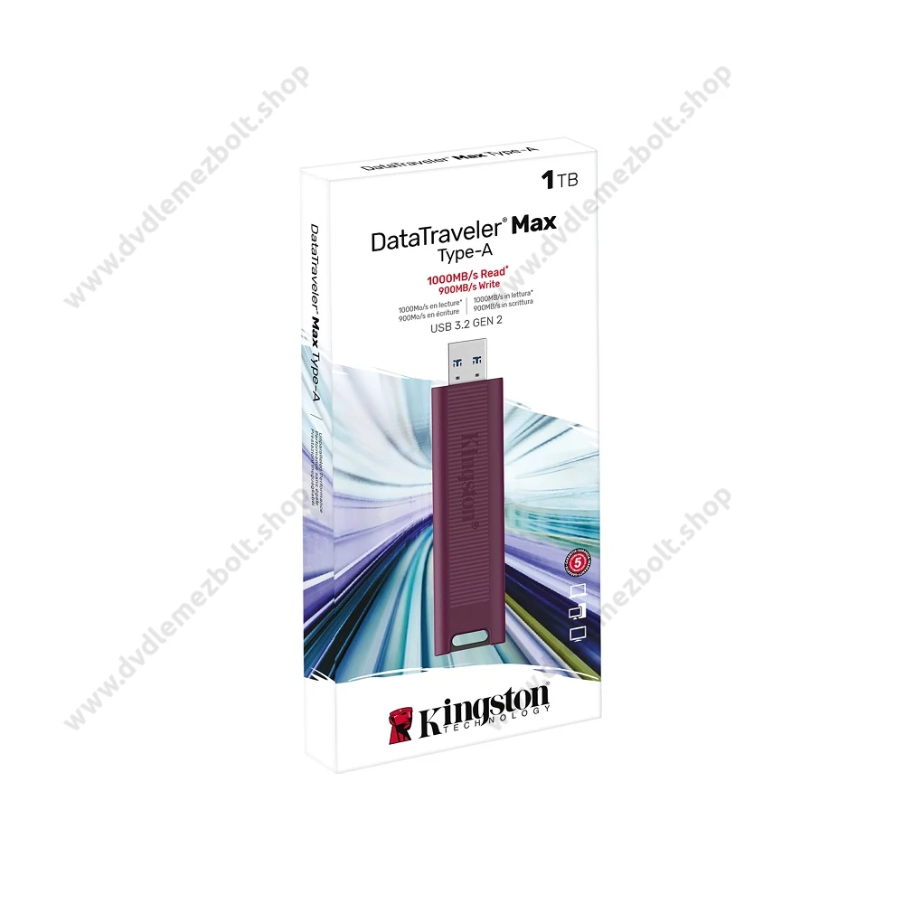 KINGSTON DATATRAVELER MAX USB-A 3.2 GEN 2 PENDRIVE 1TB (1000/900 MB/s)