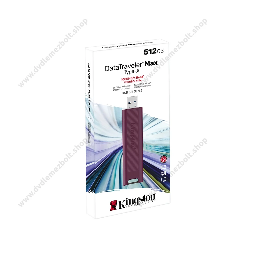 KINGSTON DATATRAVELER MAX USB-A 3.2 GEN 2 PENDRIVE 512GB (1000/900 MB/s)