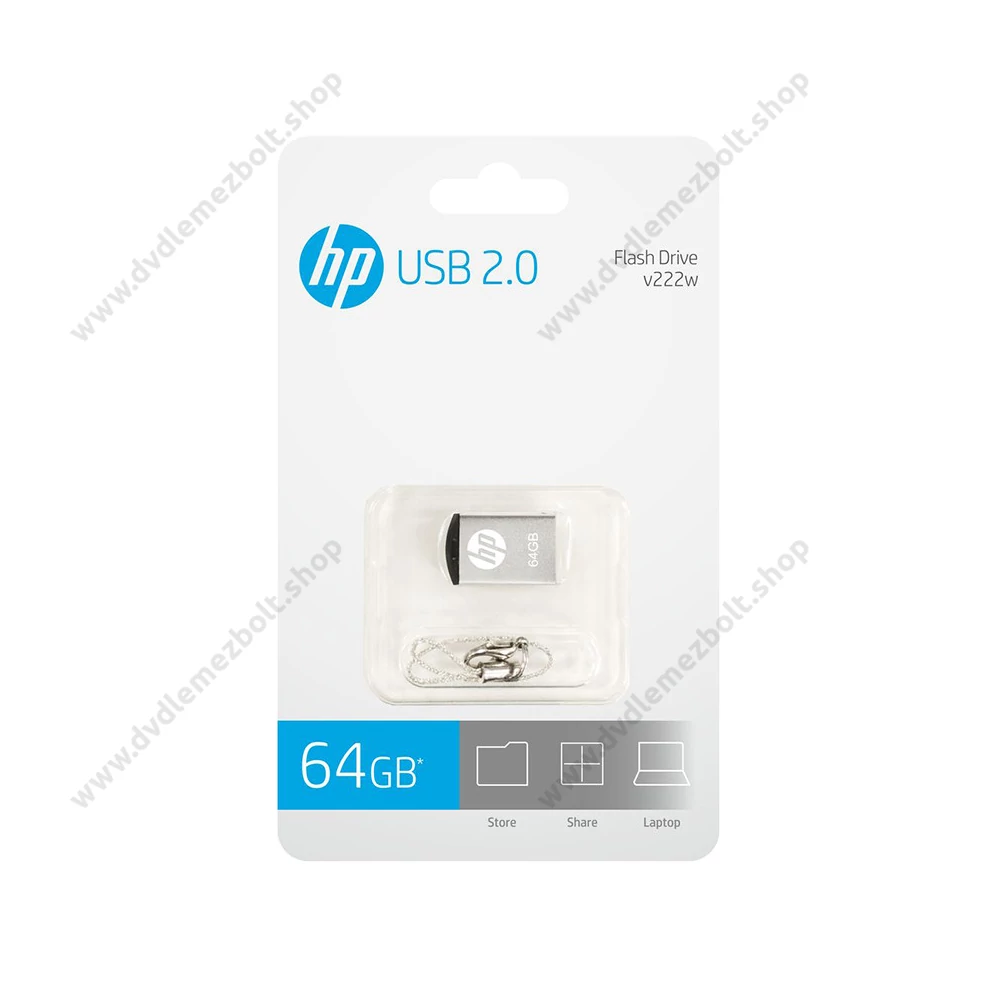 HP V222W USB 2.0 FÉMHÁZAS PENDRIVE 64GB