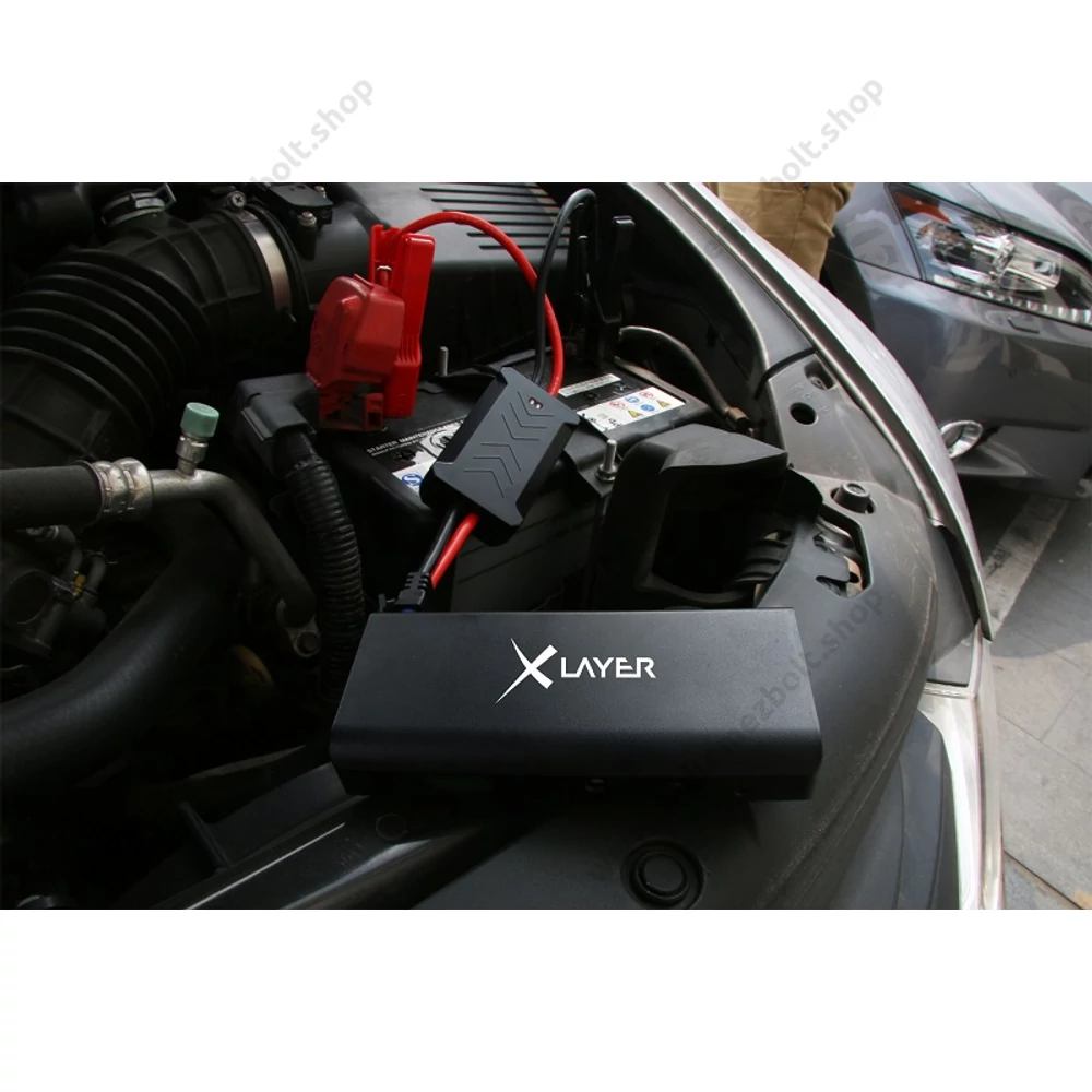 XLAYER POWERBANK PLUS OFF-ROAD 2.0 16.000 mAh VÉSZÍNDÍTÓ FUNKCIÓVAL (JUMP STARTER) FEKETE