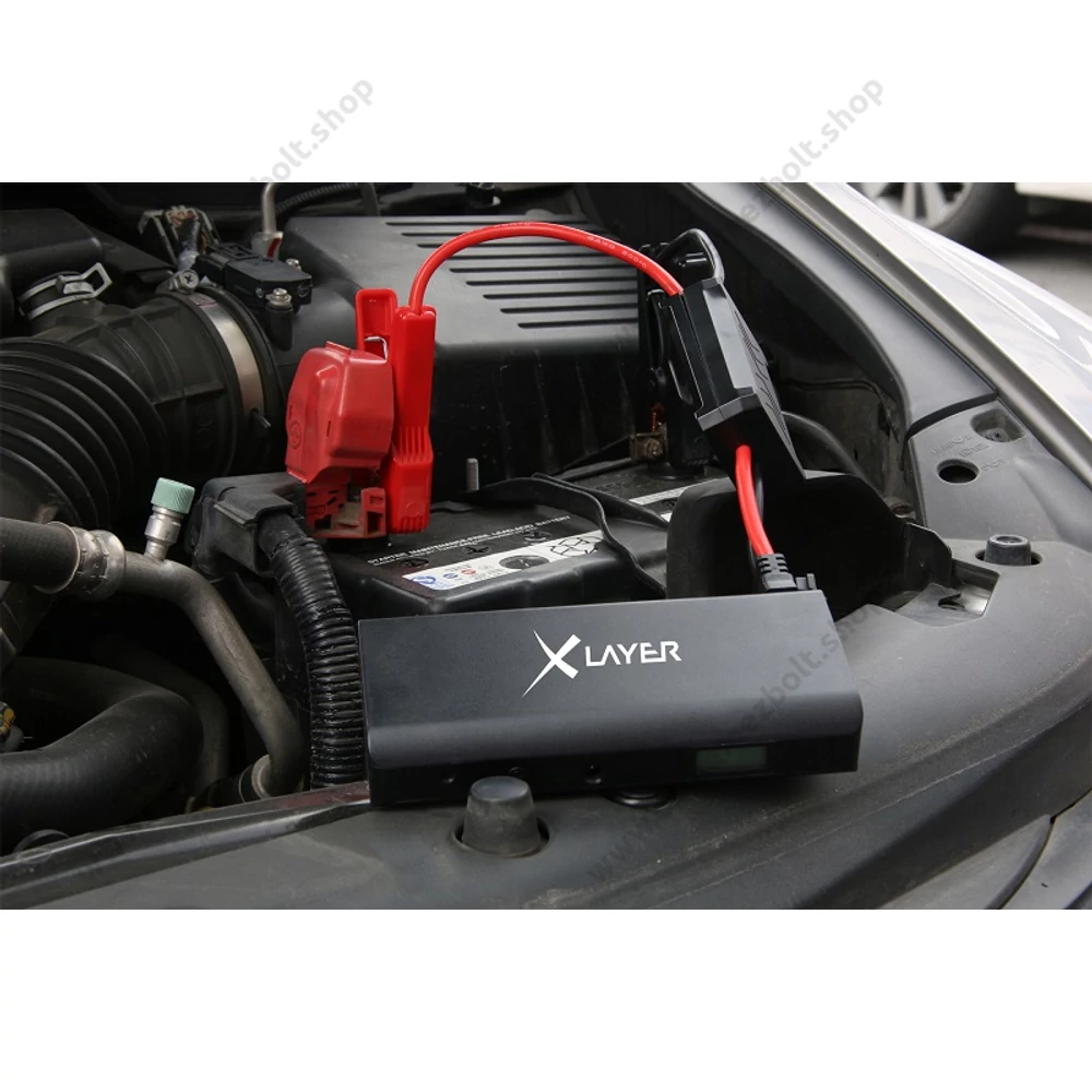 XLAYER POWERBANK PLUS OFF-ROAD 2.0 16.000 mAh VÉSZÍNDÍTÓ FUNKCIÓVAL (JUMP STARTER) FEKETE