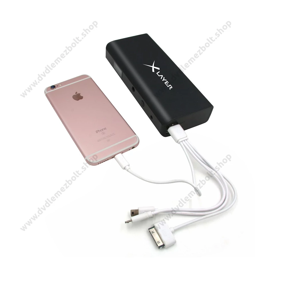 XLAYER POWERBANK PLUS OFF-ROAD 2.0 16.000 mAh VÉSZÍNDÍTÓ FUNKCIÓVAL (JUMP STARTER) FEKETE
