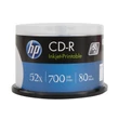 HP CD-R 52X FULL NYOMTATHATÓ CAKE (50)