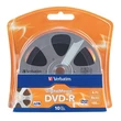 VERBATIM DVD-R 8X DIGITAL MOVIE BLISTER (10)