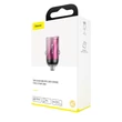 BASEUS VCHX-BO4 TINY STAR MINI USB AUTÓS TÖLTŐ USB-C PORT 30W PINK