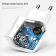 BASEUS CCALL-MN02 MINI DUAL-U HÁLÓZATI TÖLTŐ 2xUSB PORT 2.1A FEHÉR