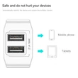BASEUS CCALL-MN02 MINI DUAL-U HÁLÓZATI TÖLTŐ 2xUSB PORT 2.1A FEHÉR