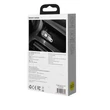 BASEUS CCNLZ-C0S ENERGY COLUMN FM TRANSMITTER/BLUETOOTH 5.0 KIHANGOSÍTÓ/AUTÓS TÖLTŐ QC 18W  EZÜST