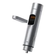 BASEUS CCNLZ-C0S ENERGY COLUMN FM TRANSMITTER/BLUETOOTH 5.0 KIHANGOSÍTÓ/AUTÓS TÖLTŐ QC 18W  EZÜST