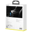 BASEUS CAHUB-FX01 CAR SHARING AUTÓS USB ELOSZTÓ 3xUSB PORT + USB-C/APPLE LIGHTNING/MICRO USB KÁBEL