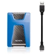 ADATA HD650 2,5 COL USB 3.1 KÜLSŐ MEREVLEMEZ 2TB KÉK
