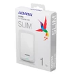 ADATA HV300 2,5 COL USB 3.1 KÜLSŐ MEREVLEMEZ 1TB FEHÉR